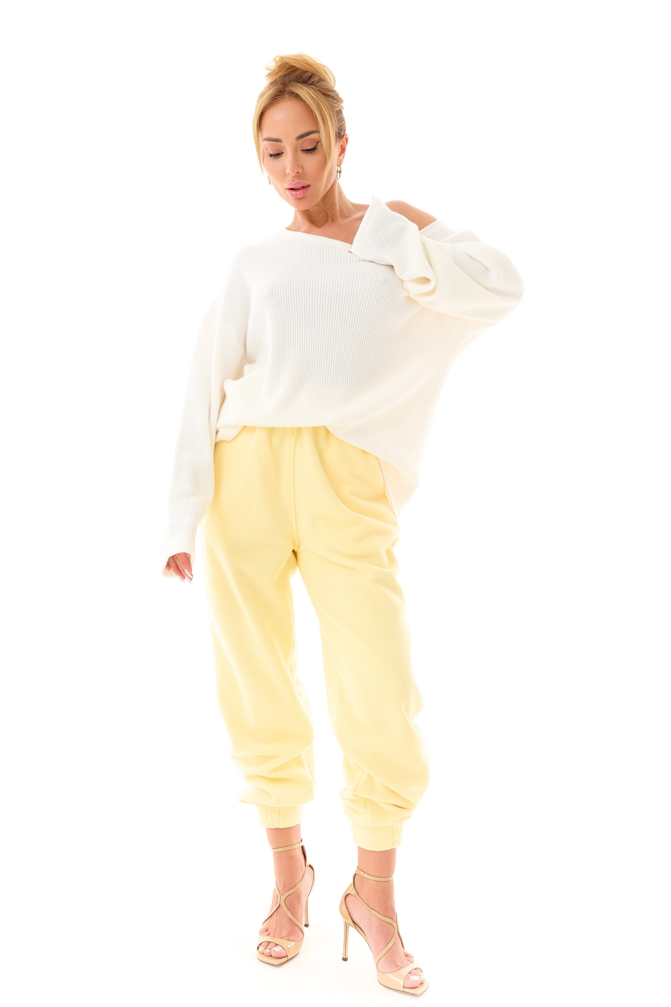 Флісові штани BAZA жовті SAMPLE SALE