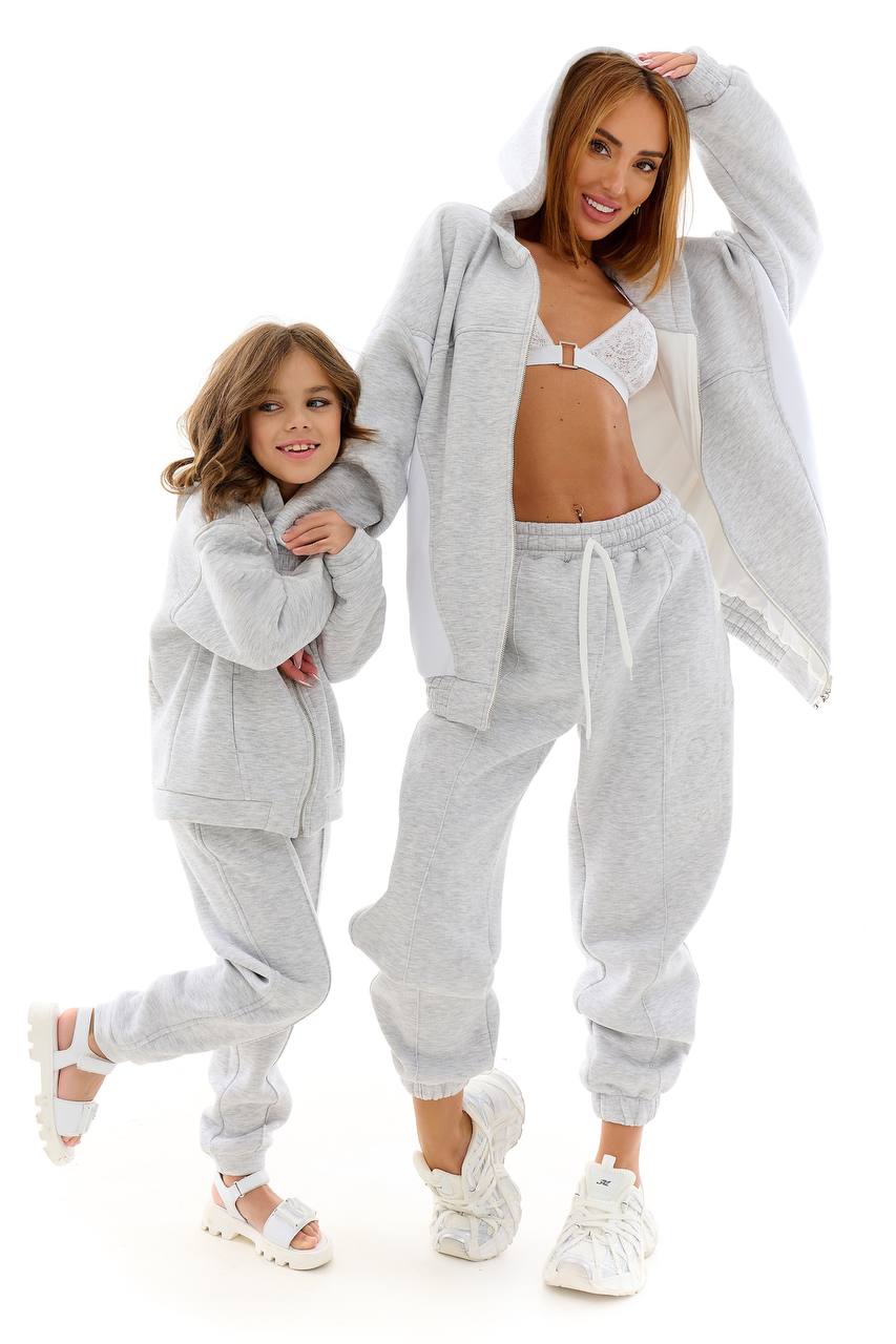 Fleece suit LIOR Kids grey melange