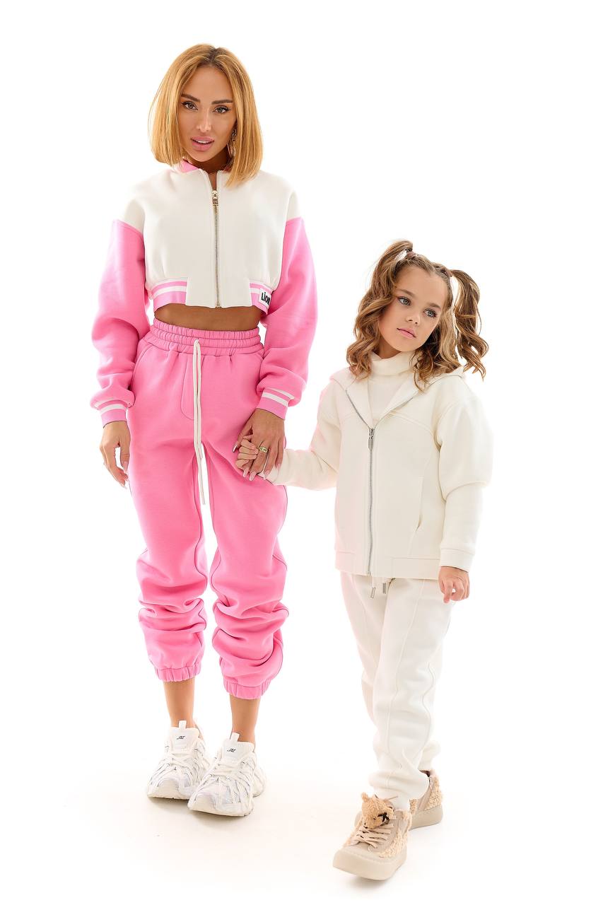 Флісовий костюм LIOR kids молочний