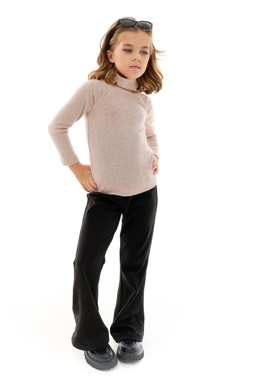 Чорні штани клеш  MARSHMALLOW